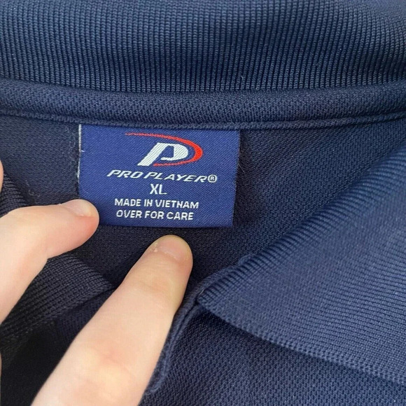 Georgia Tech Mens Navy Blue Polo Shirt Sz XL Embroidered Logo Short Sleeve *read - Picture 7 of 10